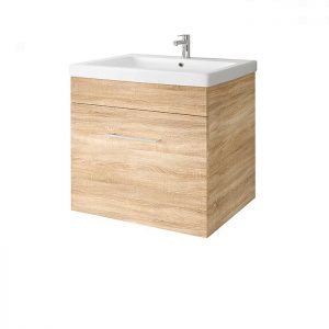 RIVA vonios kambario baldai, vonios spintelė, SA60C-2 Sonoma Oak