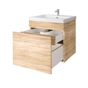 RIVA vonios kambario baldai, vonios spintelė, SA60C-2 Sonoma Oak