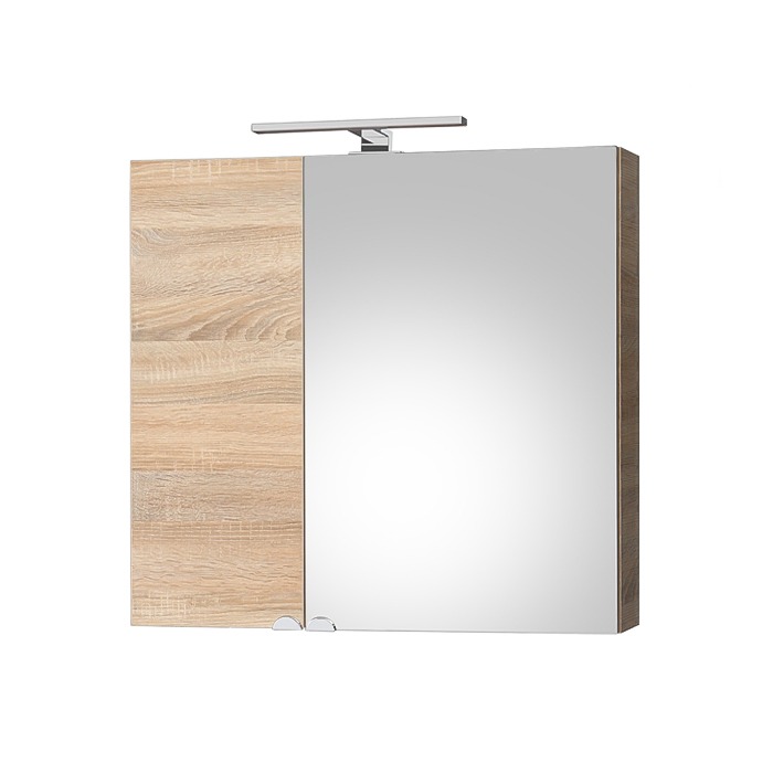 Mirrored cabinet, SV70-11 Sonoma Oak, RIVA bathroom furniture