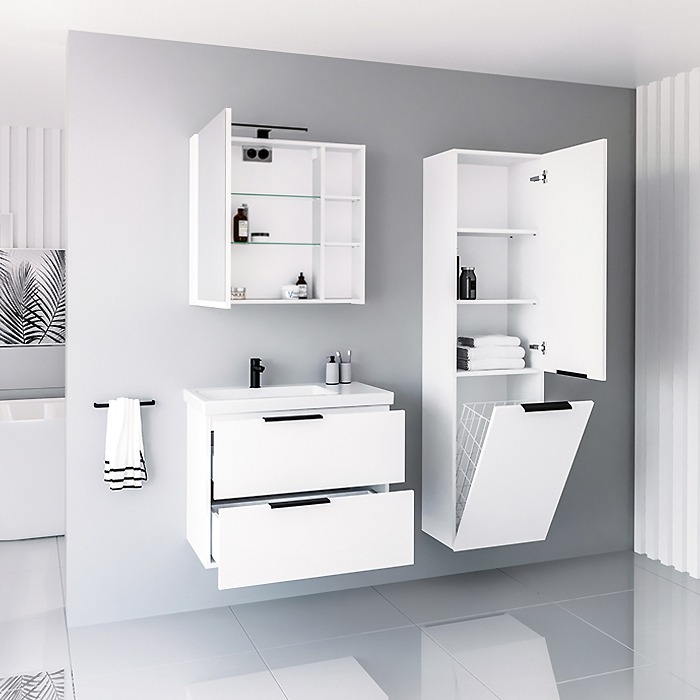 Mirrored cabinet, SV70-6, vanity unit, SA70-6, tall cabinet, SU42, RIVA bathroom furniture