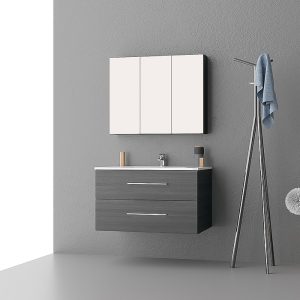 Mirrored cabinet, SV90-3A, Vanity unit, SA91-4A, washbasin, RIVA bathroom furniture