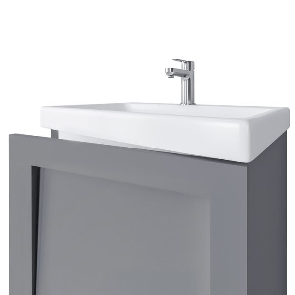 Riva vonios kambario baldai, pakabinama, spintelė su praustuvu, SA50F, su praustuvu RIVA50C arba RIVA50C-1