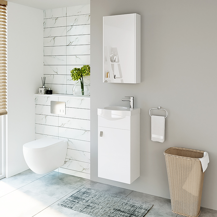 Mirrored cabinet, SV41-11, vanity unit, SA40-11, washbasin, Riva40, RIVA bathroom furniture