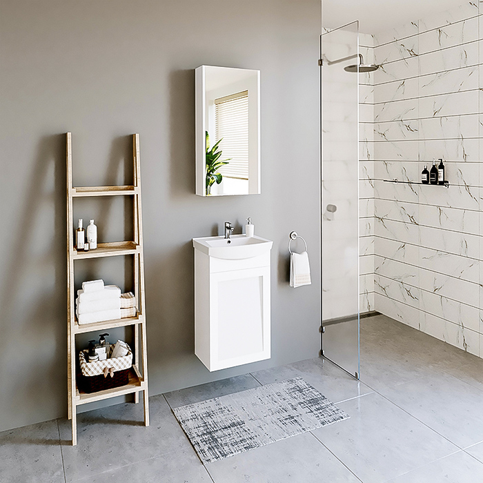 Mirrored cabinet, SV41-11F, vanity unit, SA45F, washbasin, Riva45, RIVA bathroom furniture