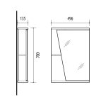 Mirrored Cabinet, RIVA