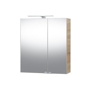 RIVA vonios kambario baldai, veidrodinė spintelė, SV60C-2 Sonoma Oak