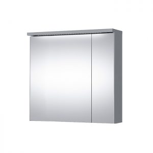 Mirrored cabinet, SV70F Deep Silver Matte, RIVA bathroom furniture