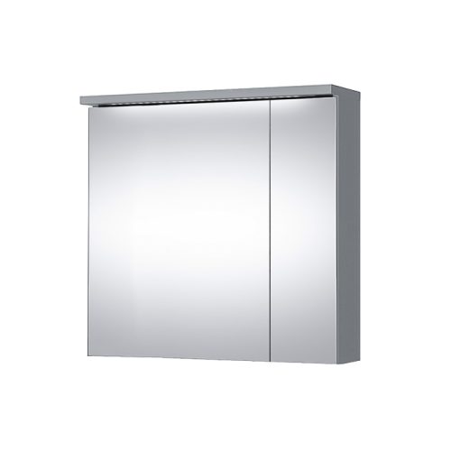 Mirrored cabinet, SV70F Deep Silver Matte, RIVA bathroom furniture