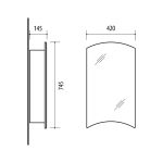 Mirrored cabinet, RIVA