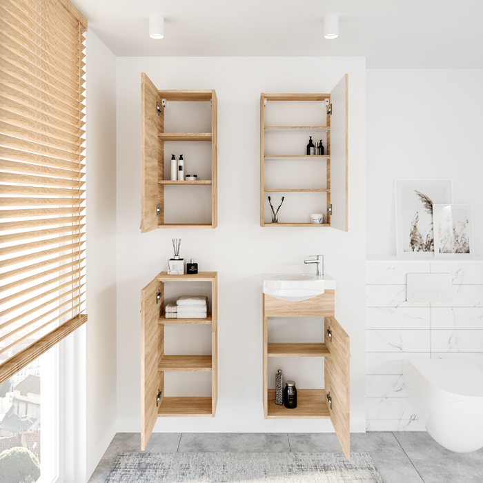 mirrored cabinet, vanity unit, bathroom cabinet, RIVA