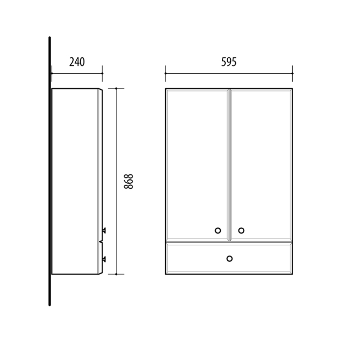 RIVA, bathroom cabinet, UV59-1