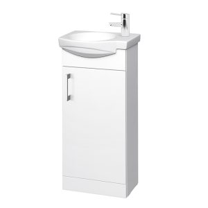 Bathroom cabinet, SA40FS, washbasin, RIVA40