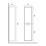 Tall cabinet, RIVA