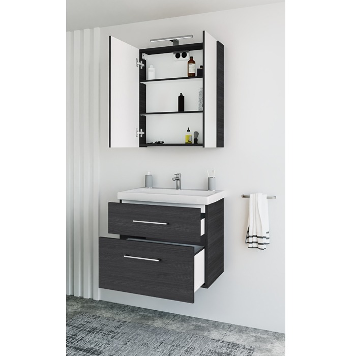 Mirrored cabinet, vanity unit, RIVA
