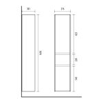 Tall cabinet, Riva