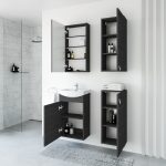 Vanity unit, washbasin, mirror cabinet, cabinet, RIVA