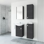 Vanity unit, washbasin, mirror cabinet, cabinet, RIVA