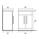 vanity unit, cabinet, RIVA