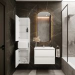 Vanity unit, tall cabinet, RIVA